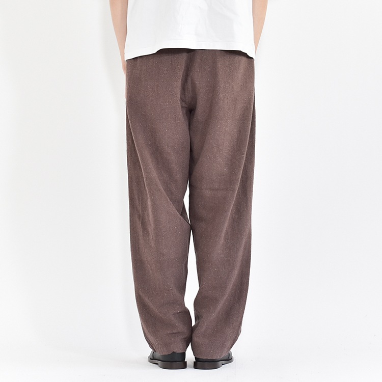 【30% OFF】[A4S-N001W]alvana(アルヴァナ/アルバナ) Handspun hemp easy pants (ハンドスパンヘンプイージーパンツ)[OUTLET]の商品画像