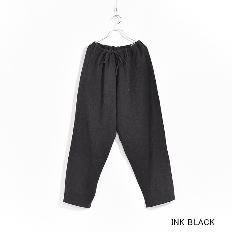 【30% OFF】[A4S-N001W]alvana(アルヴァナ/アルバナ) Handspun hemp easy pants (ハンドスパンヘンプイージーパンツ)[OUTLET]の商品画像