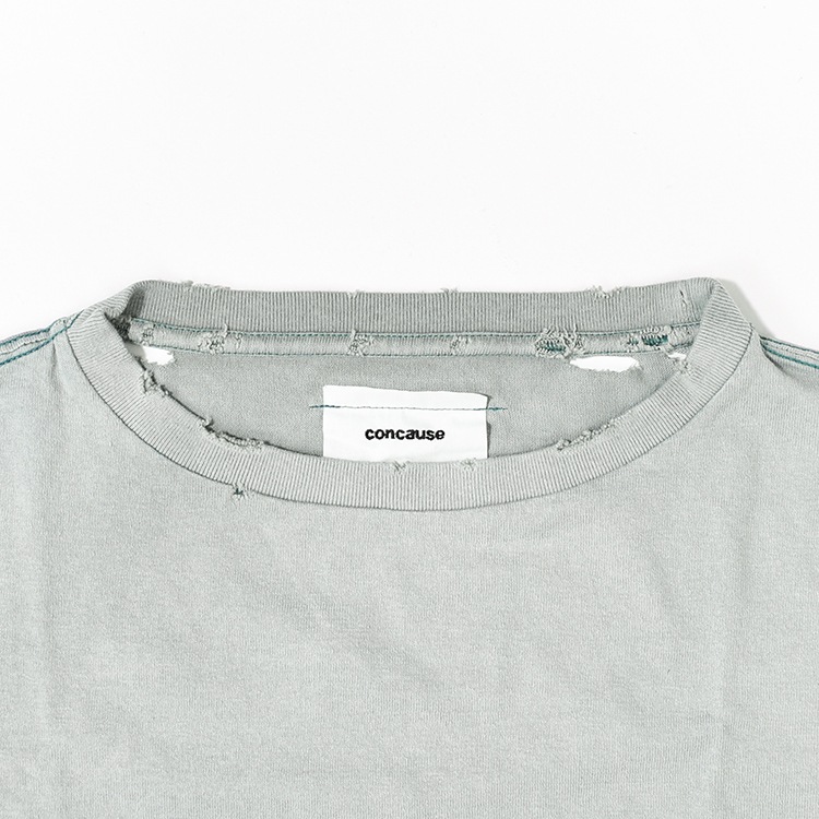 50% OFF】[2401024M]concause(コンコース) HAND REPAIR FADE TEE