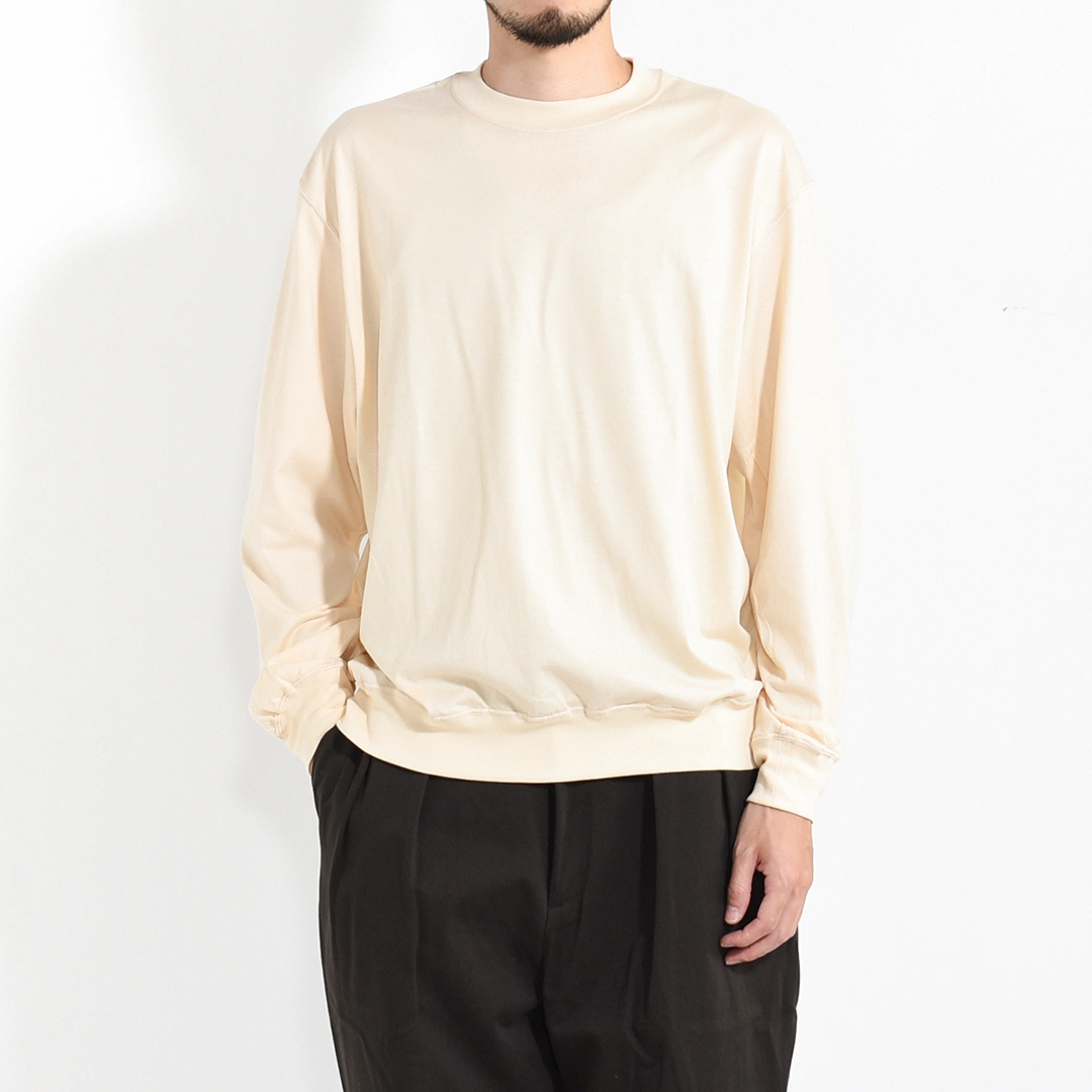 [bROOTS25F5]blurhms ROOTSTOCK(ブラームスルーツストック) Silk Cotton 20/80 L/S P/O (シルクコットン 20/80 ロングスリーブプルオーバー)の商品画像