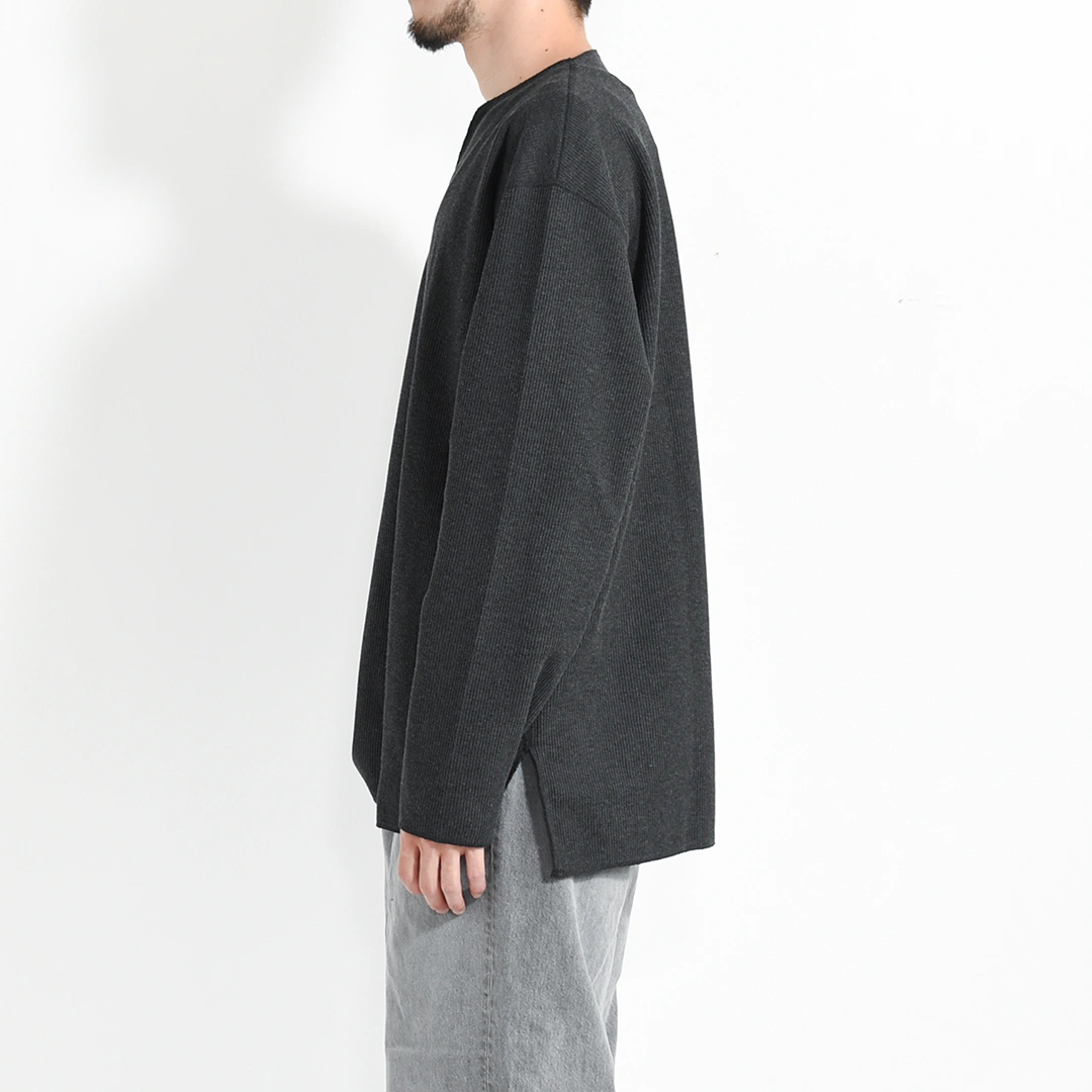 [bROOTS24F30F25]blurhms ROOTSTOCK(ブラームスルーツストック) Rough&Smooth Thermal Over Neck L/S (ラフ&スムース サーマルオーバーネック ロングスリーブ)の商品画像