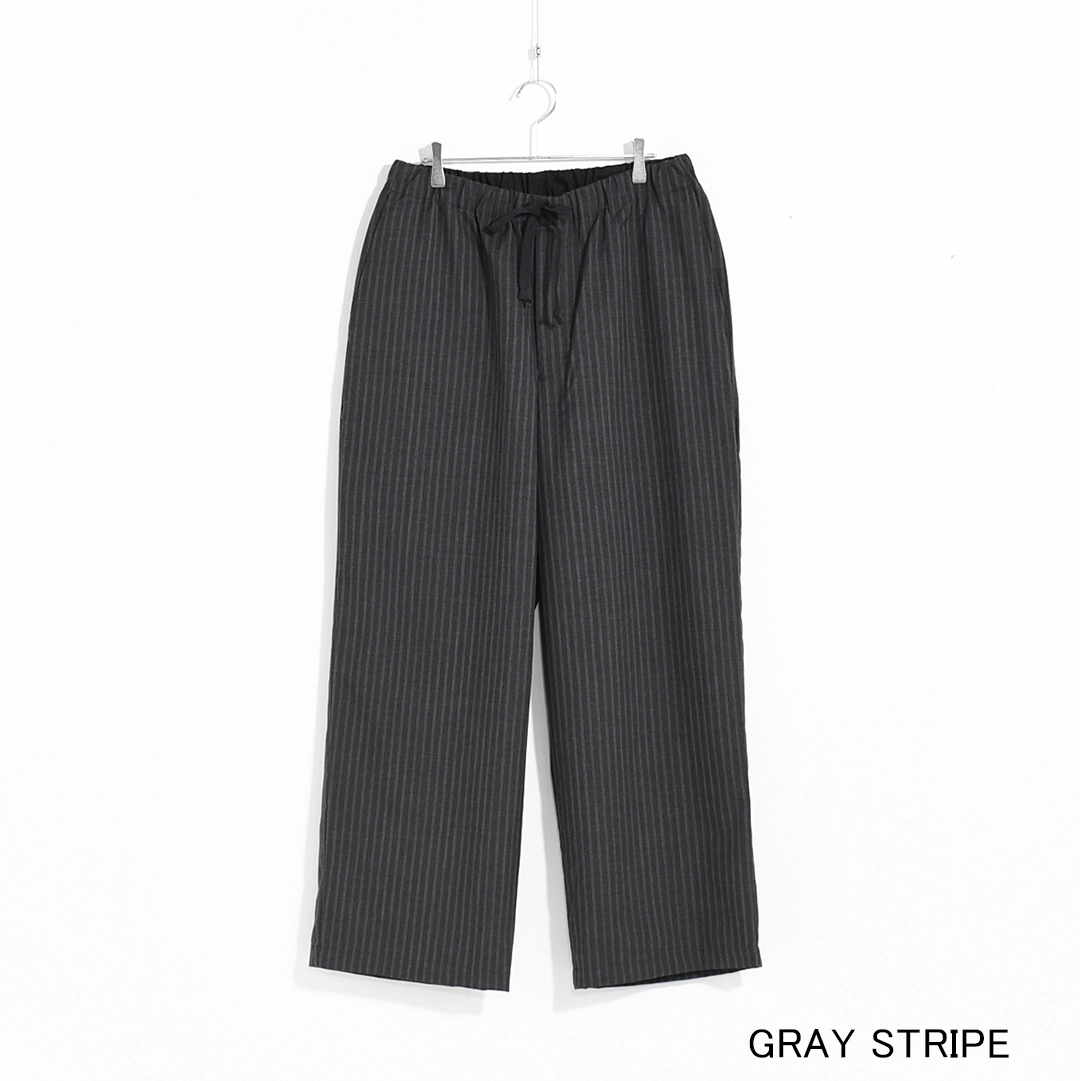 [m26a11pt01c]marka(マーカ) 2/72 Wool Tropical Washer Wide Cylinder Fit Easy Pants(2/72 ウールトロピカルワッシャーワイドシリンダーフィットイージーパンツ)の商品画像
