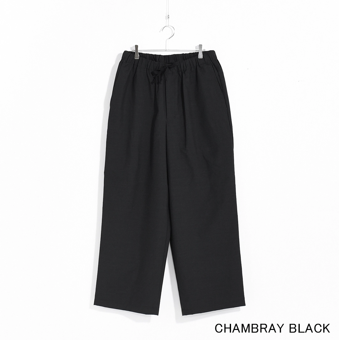 [m26a11pt01c]marka(マーカ) 2/72 Wool Tropical Washer Wide Cylinder Fit Easy Pants(2/72 ウールトロピカルワッシャーワイドシリンダーフィットイージーパンツ)の商品画像