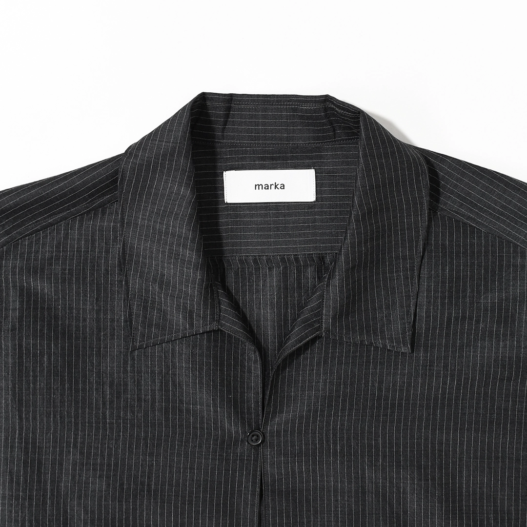 ◎◎[m26a15sh01c]marka(マーカ) Wool Silk Feather Cloth Skipper