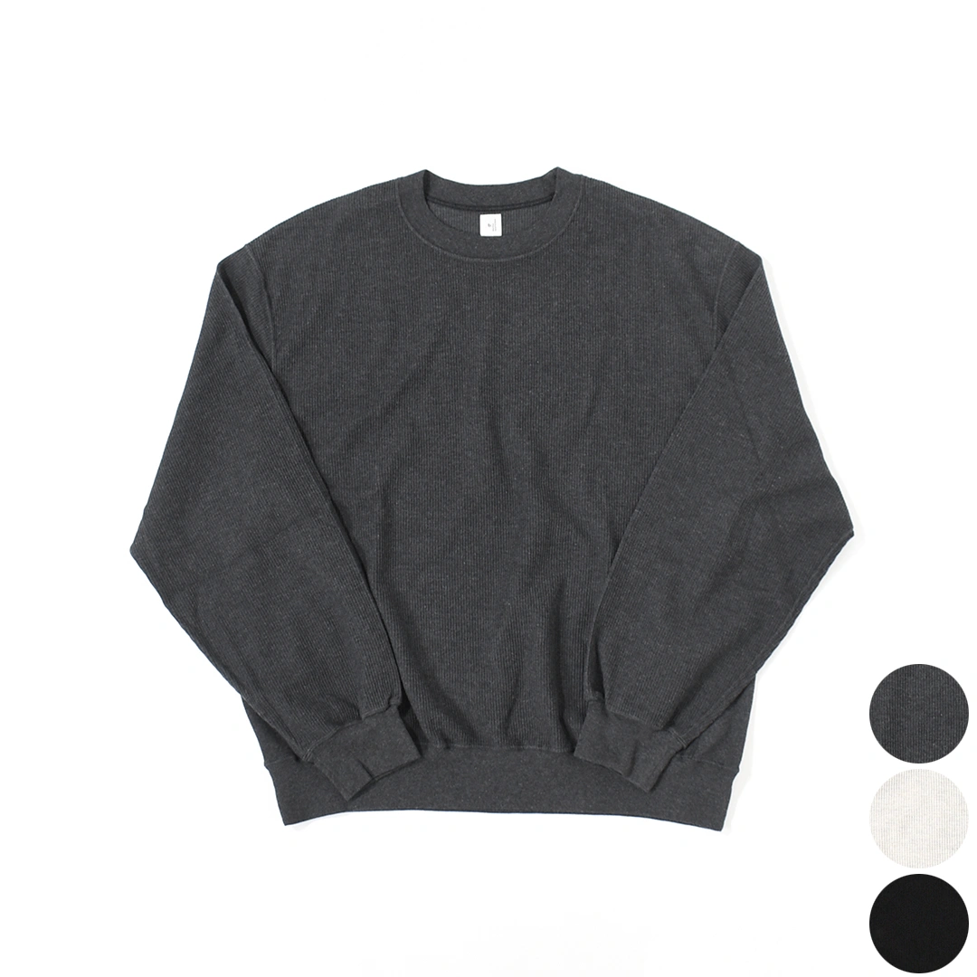 [bROOTS24f29f25]blurhms ROOTSTOCK(ブラームスルーツストック) Rough&Smooth Thermal P/O (ラフ＆スムースサーマルプルオーバー)の商品画像