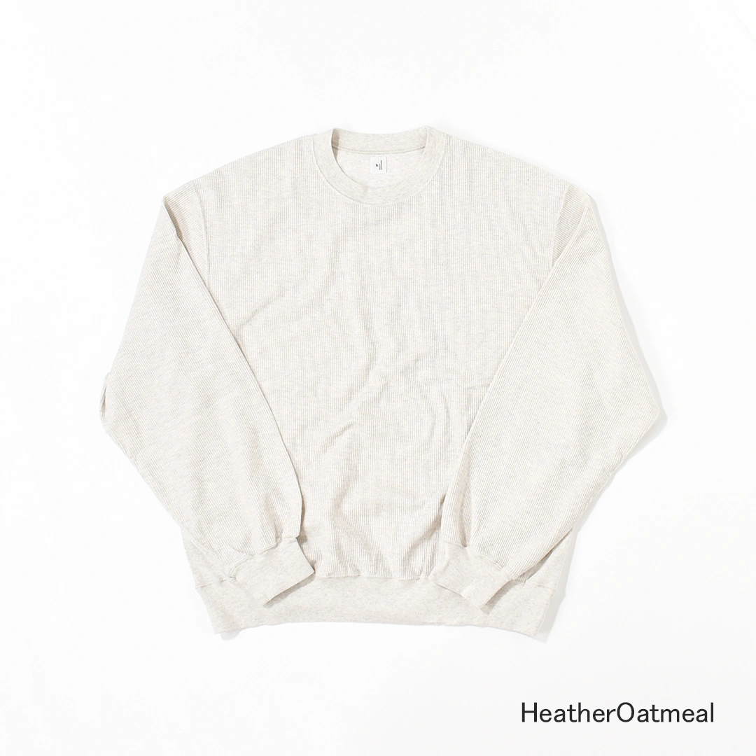 [bROOTS24f29f25]blurhms ROOTSTOCK(ブラームスルーツストック) Rough&Smooth Thermal P/O (ラフ＆スムースサーマルプルオーバー)の商品画像