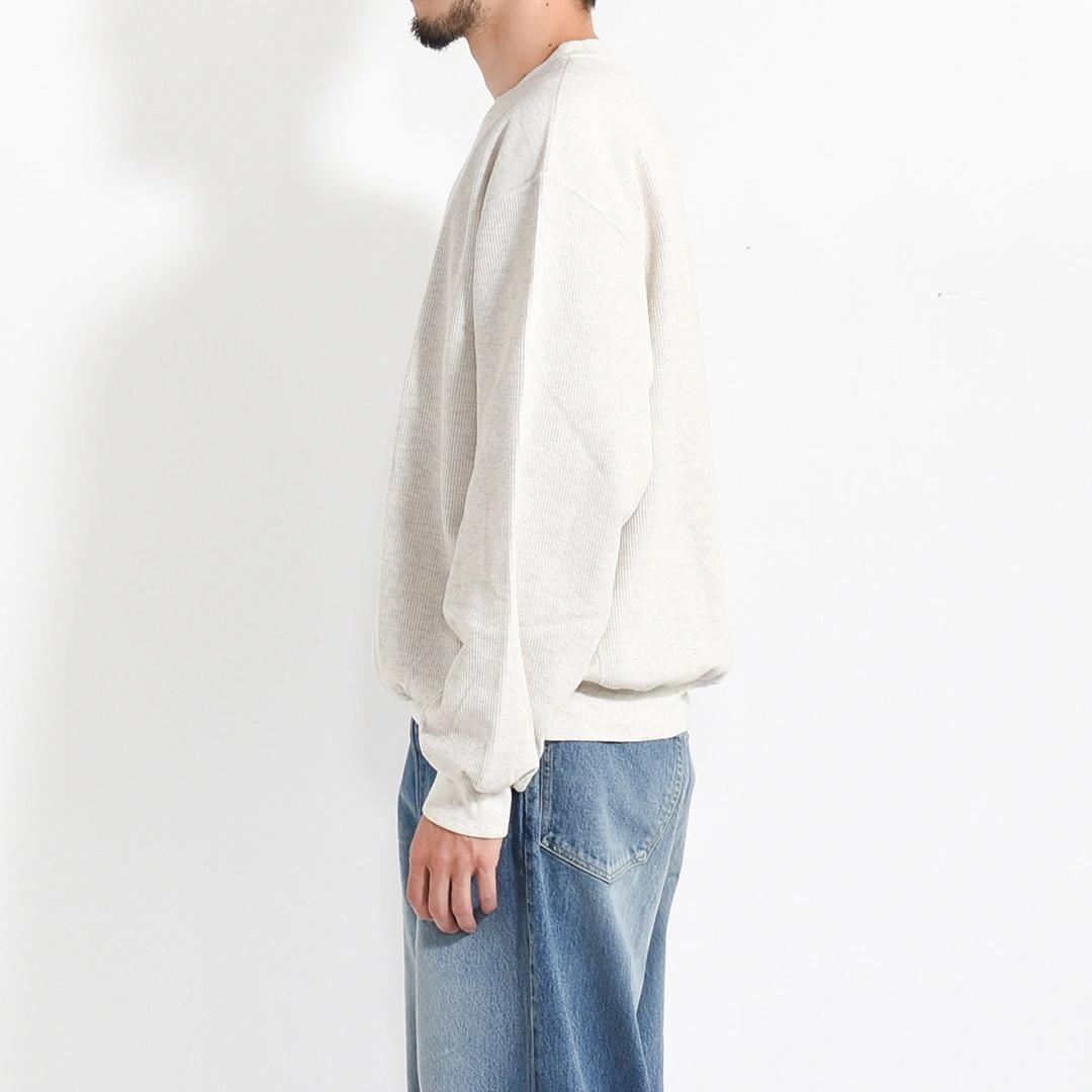 [bROOTS24f29f25]blurhms ROOTSTOCK(ブラームスルーツストック) Rough&Smooth Thermal P/O (ラフ＆スムースサーマルプルオーバー)の商品画像