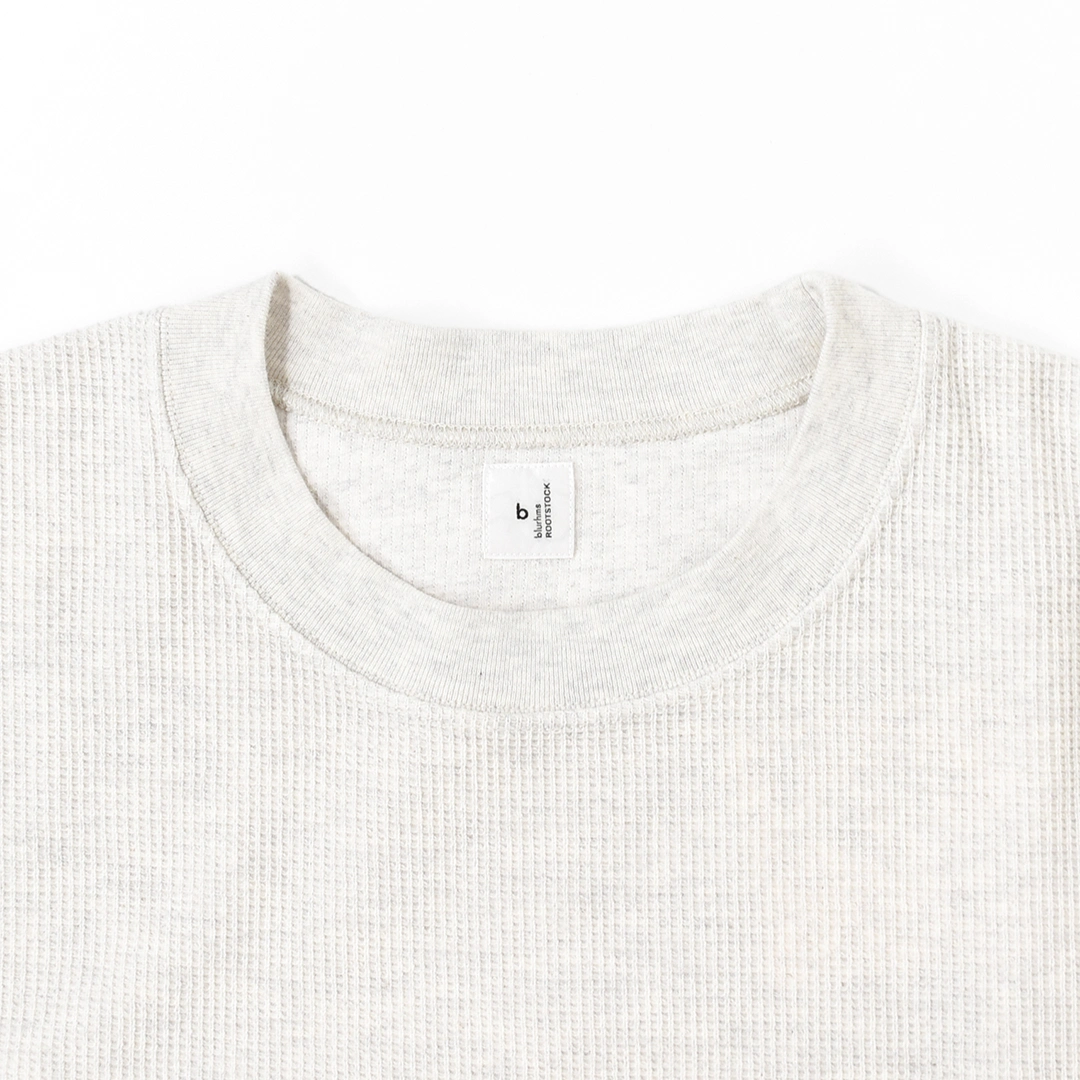 [bROOTS24f29f25]blurhms ROOTSTOCK(ブラームスルーツストック) Rough&Smooth Thermal P/O (ラフ＆スムースサーマルプルオーバー)の商品画像