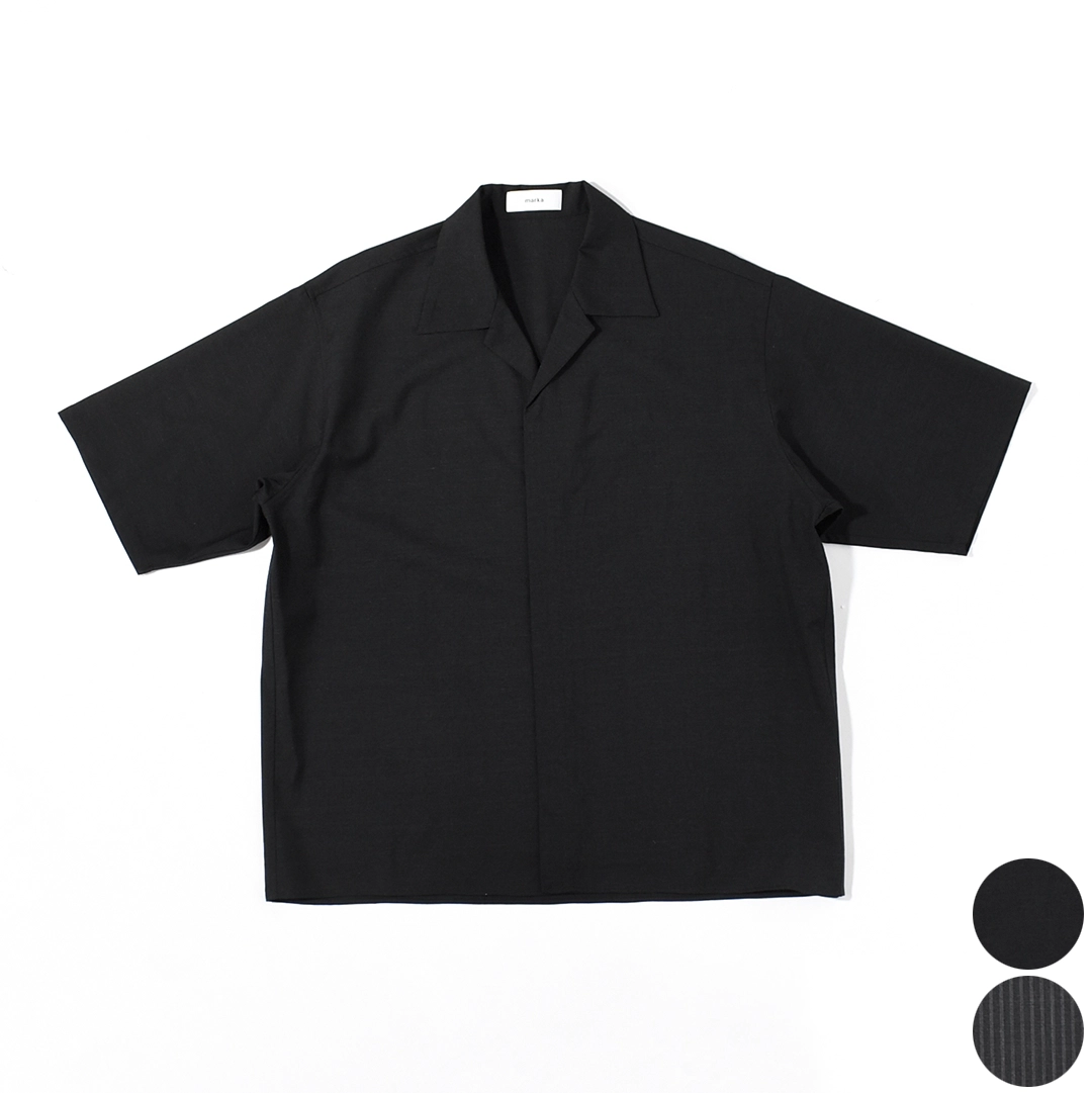 m26a11sh02b]marka(マーカ) 2/72 Wool Tropical Washer Fly Front Open