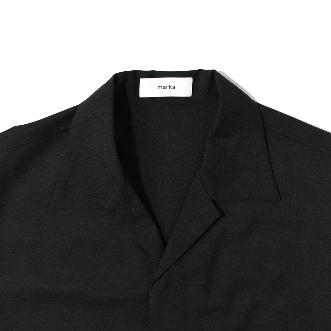 m26a11sh02b]marka(マーカ) 2/72 Wool Tropical Washer Fly Front Open