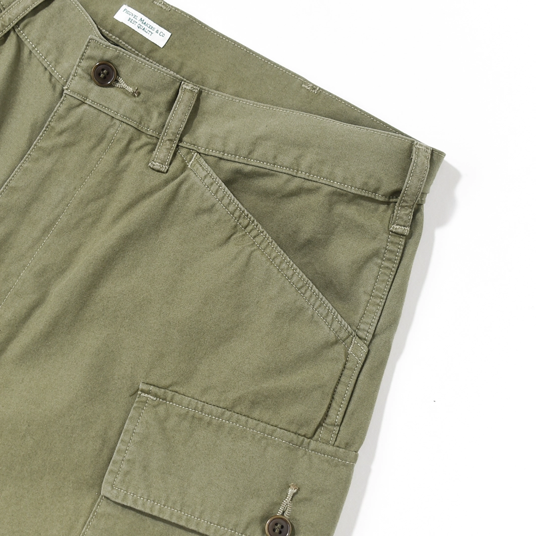 PMAV-PT03]PHIGVEL(フィグベル) Poplin Cloth Cargo Trousers(ポプリン
