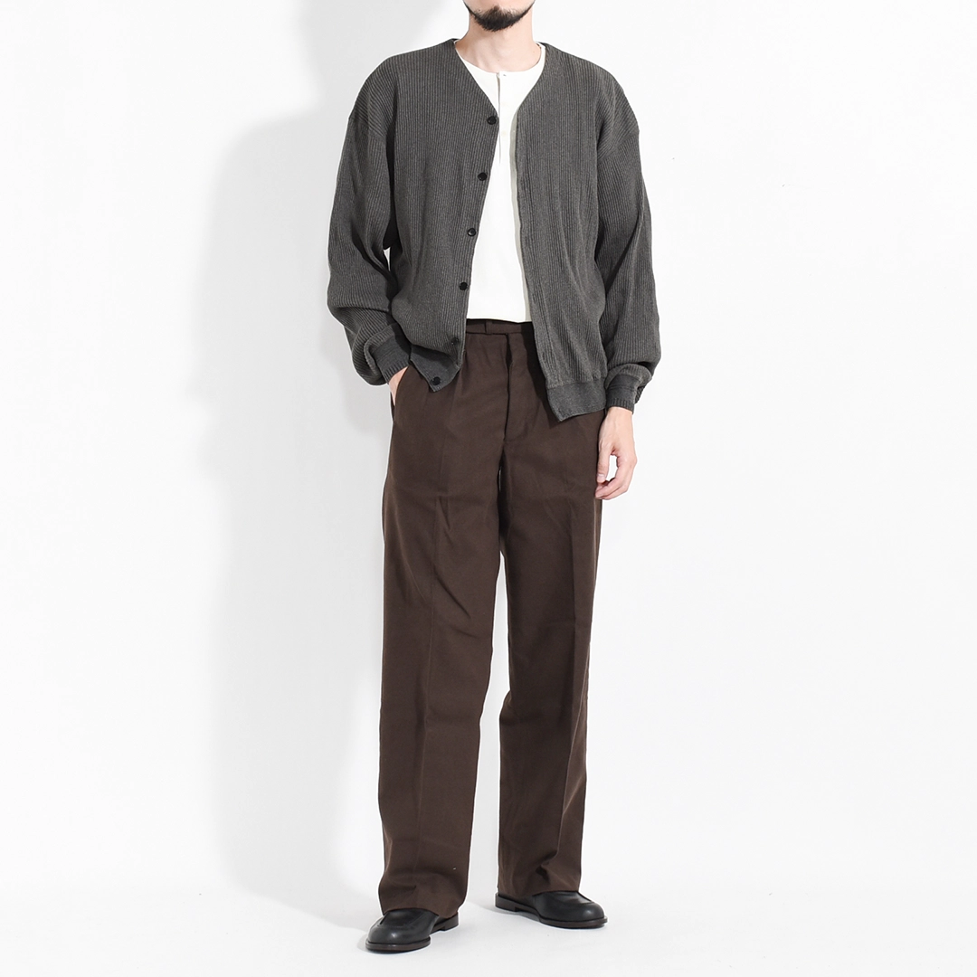 oldjoe オールドジョー ラグマット 261OJ-CT04]OLD JOE(オールドジョー) Button Front Cotton Yak Ribed
