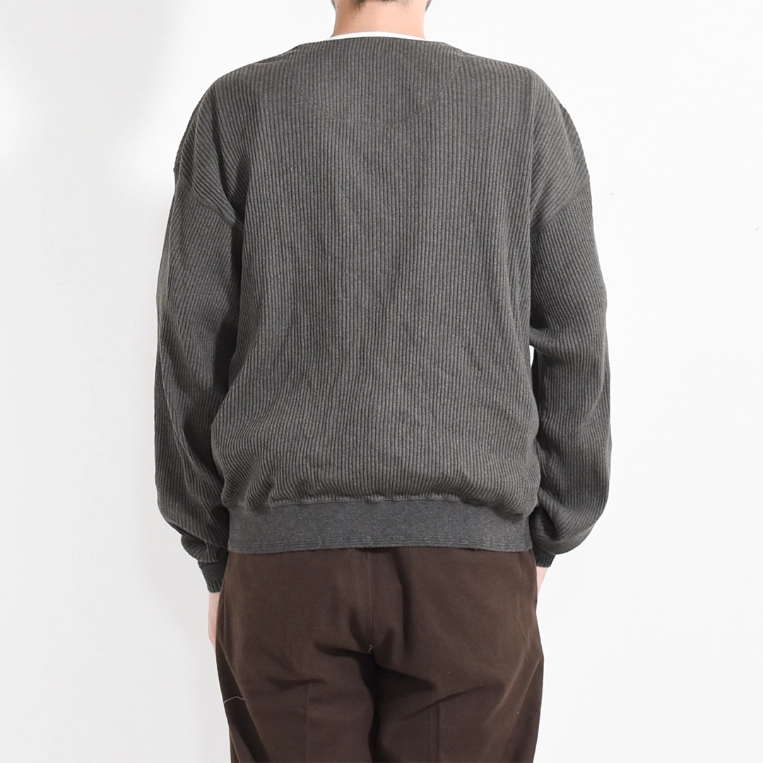 [261OJ-CT04]OLD JOE(オールドジョー) Button Front Cotton Yak Ribed Shirts(ボタンフロントコットンヤクリブドシャツ)の商品画像