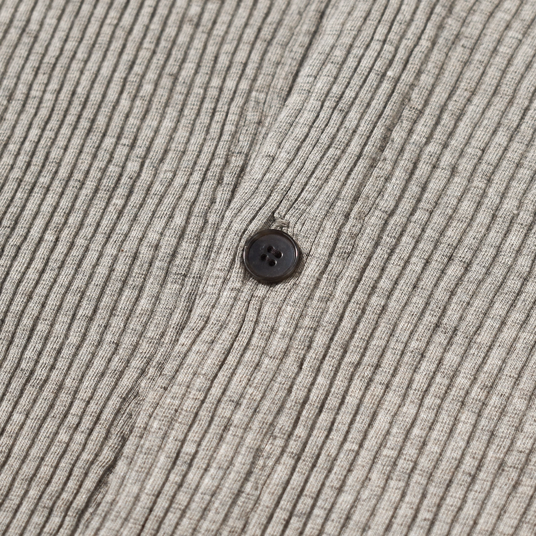 [261OJ-CT04]OLD JOE(オールドジョー) Button Front Cotton Yak Ribed Shirts(ボタンフロントコットンヤクリブドシャツ)の商品画像
