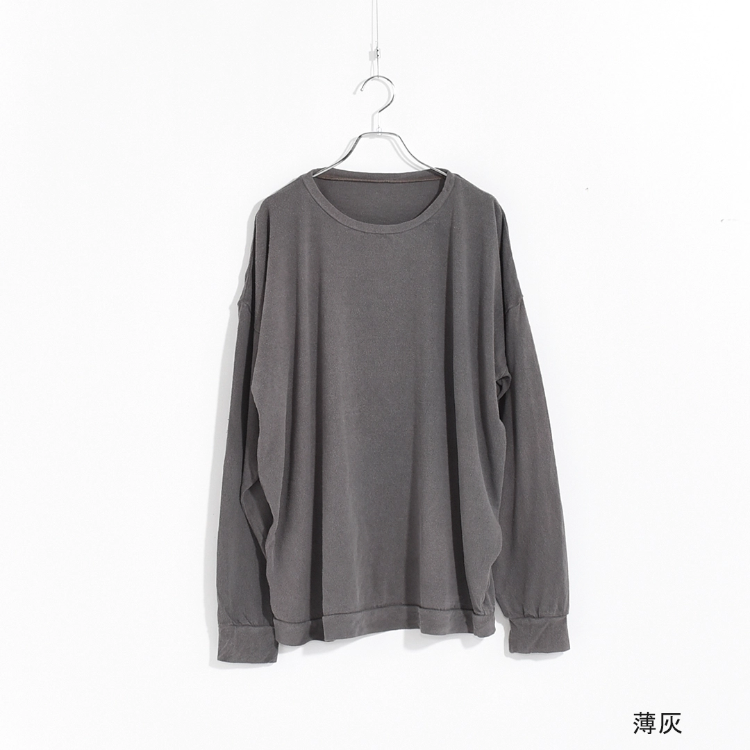 T-42]MITTAN(ミタン/ミッタン)強撚絹袖糸ワイド長袖 | MITTAN(ミタン