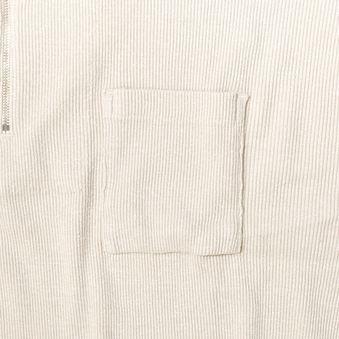 252OJ-CT04)OLD JOE(オールドジョー)Quater Zip Silk Nep Ribbed