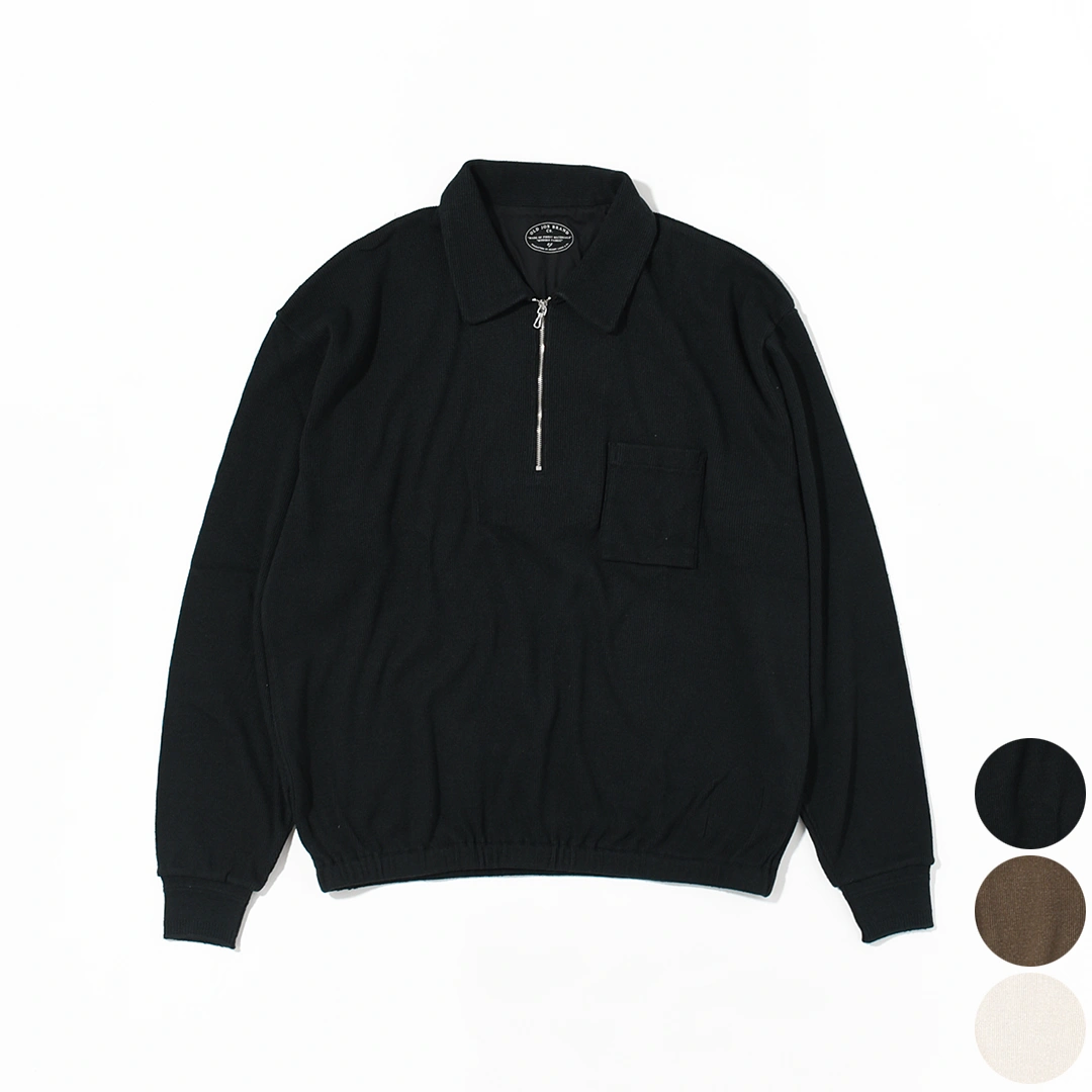 252OJ-CT04)OLD JOE(オールドジョー)Quater Zip Silk Nep Ribbed