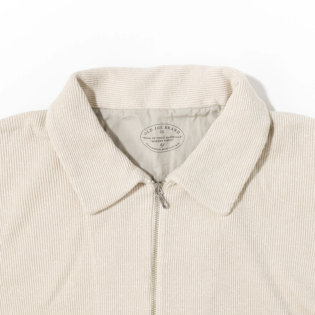 252OJ-CT04)OLD JOE(オールドジョー)Quater Zip Silk Nep Ribbed