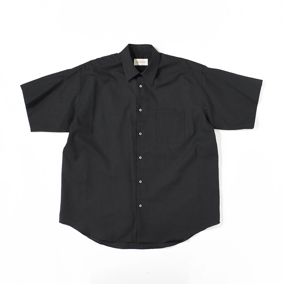 [26SS]MARKAWARE 半袖シャツ WOOL HEMP a26b06sh01b]MARKAWARE (マーカウェア) Organic Wool Hemp Tropical