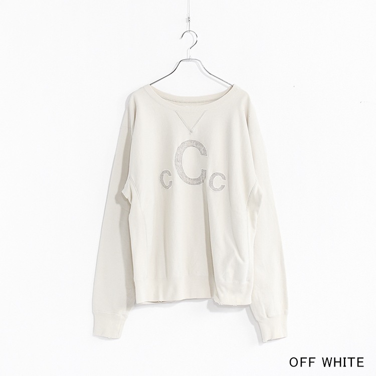 50% OFF】[2401006M]concause(コンコース)RW F-V cCc LOGO SWEAT