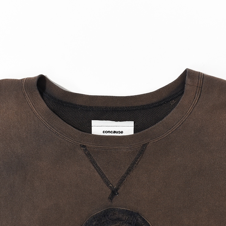 50% OFF】[2401006M]concause(コンコース)RW F-V cCc LOGO SWEAT