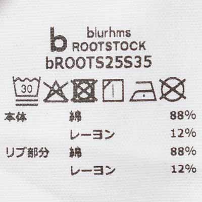 [bROOTS25S35B]blurhms ROOTSTOCK(ブラームスルートストック) NOT-PRINCE 88/12 Print Tee STANDARD(ノットプリンス88/12プリントTシャツスタンダード)の商品画像