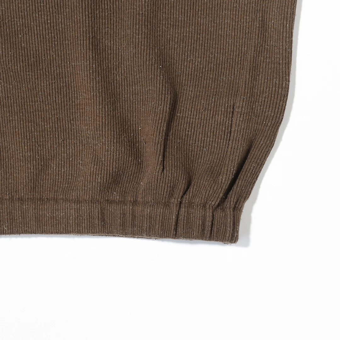 (252OJ-CT05)OLD JOE(オールドジョー)V-Neck Silk Nep Ribbed Tops(Vネックシルクネップリブドトップス)の商品画像