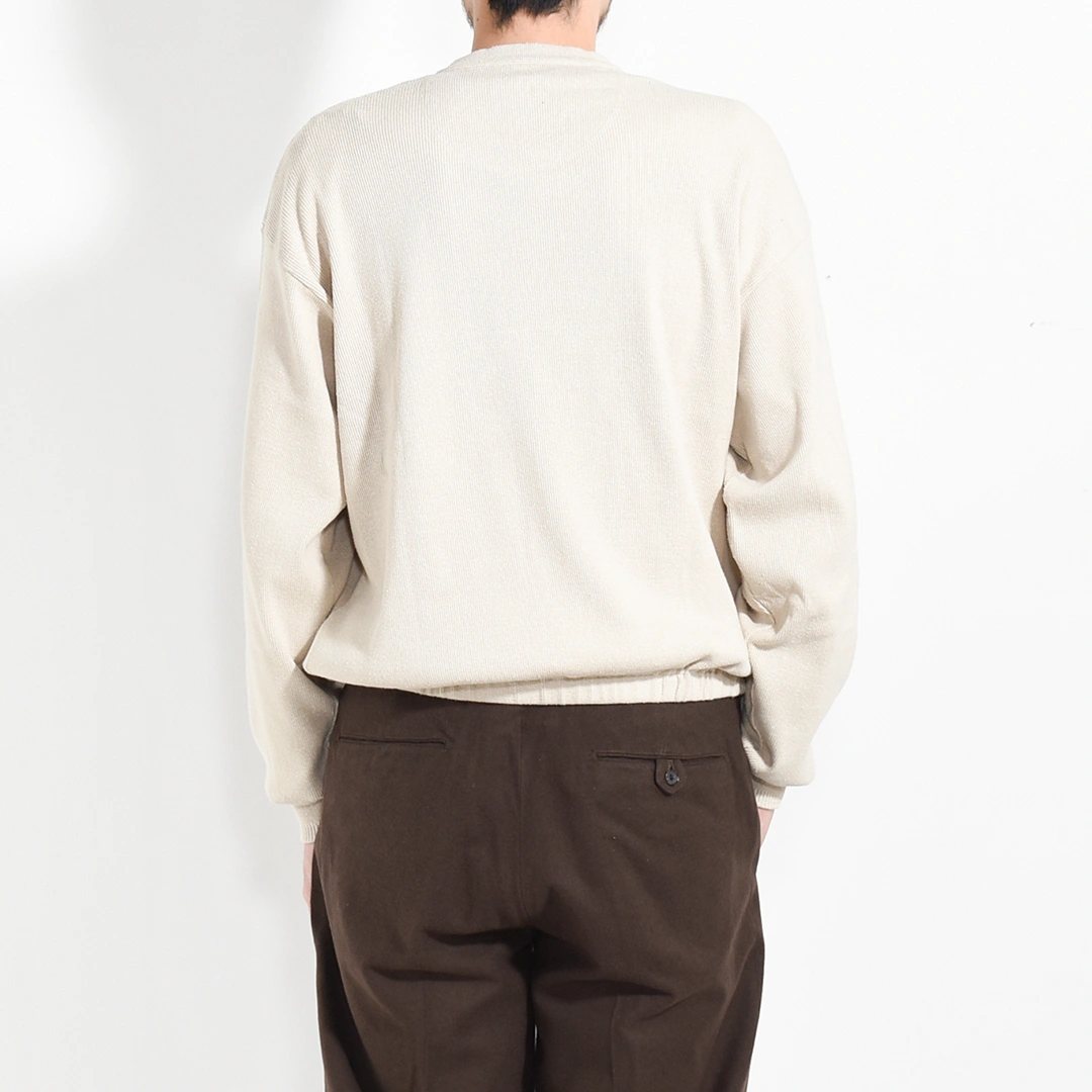 (252OJ-CT05)OLD JOE(オールドジョー)V-Neck Silk Nep Ribbed Tops(Vネックシルクネップリブドトップス)の商品画像