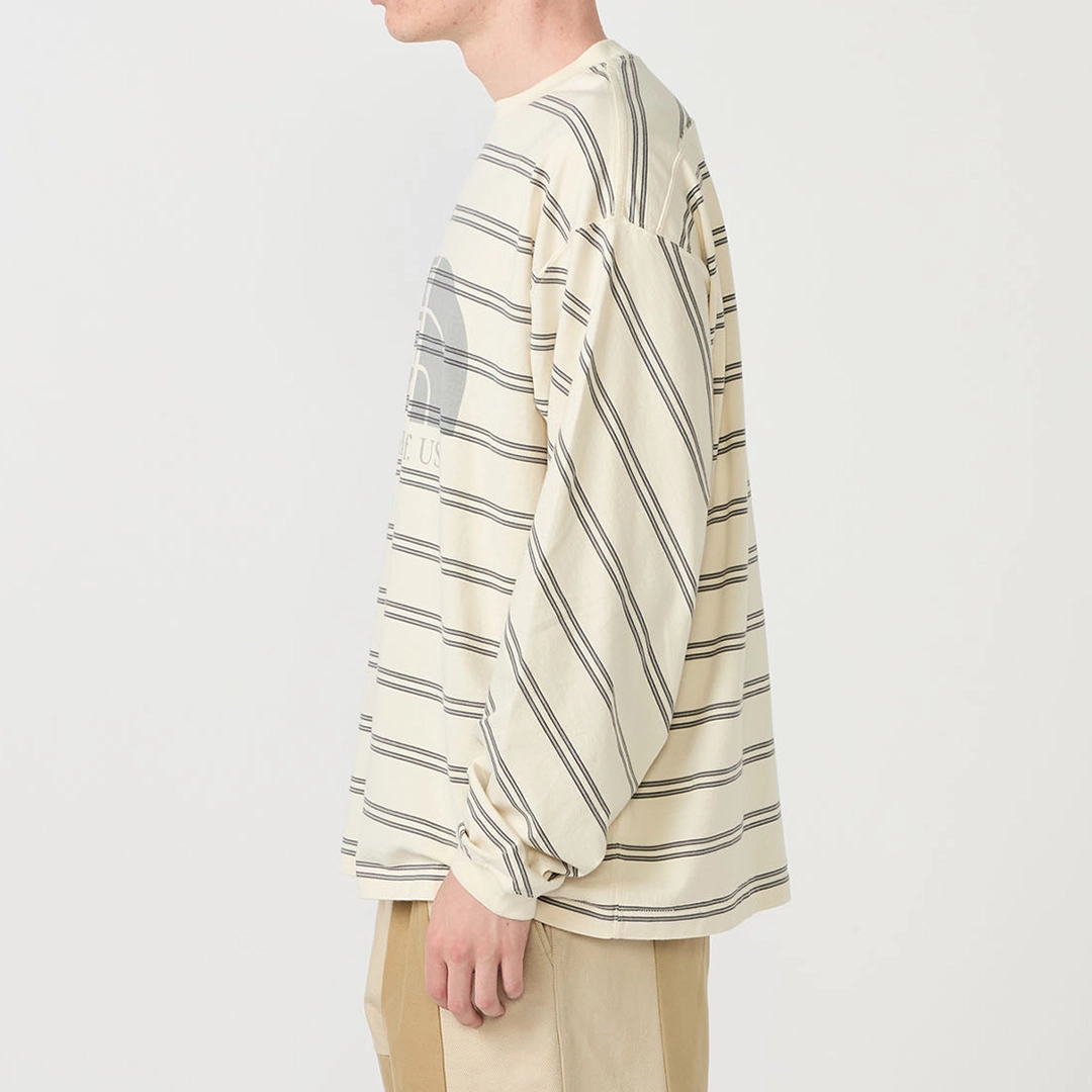 【30％ OFF】[N26ST027]THE NORTH FACE Purple Label(ザ・ノース・フェイス パープルレーベル) Field Long Sleeve Striped Tee (フィールドロングスリーブストライプドT)【SUMMER SALE】の商品画像
