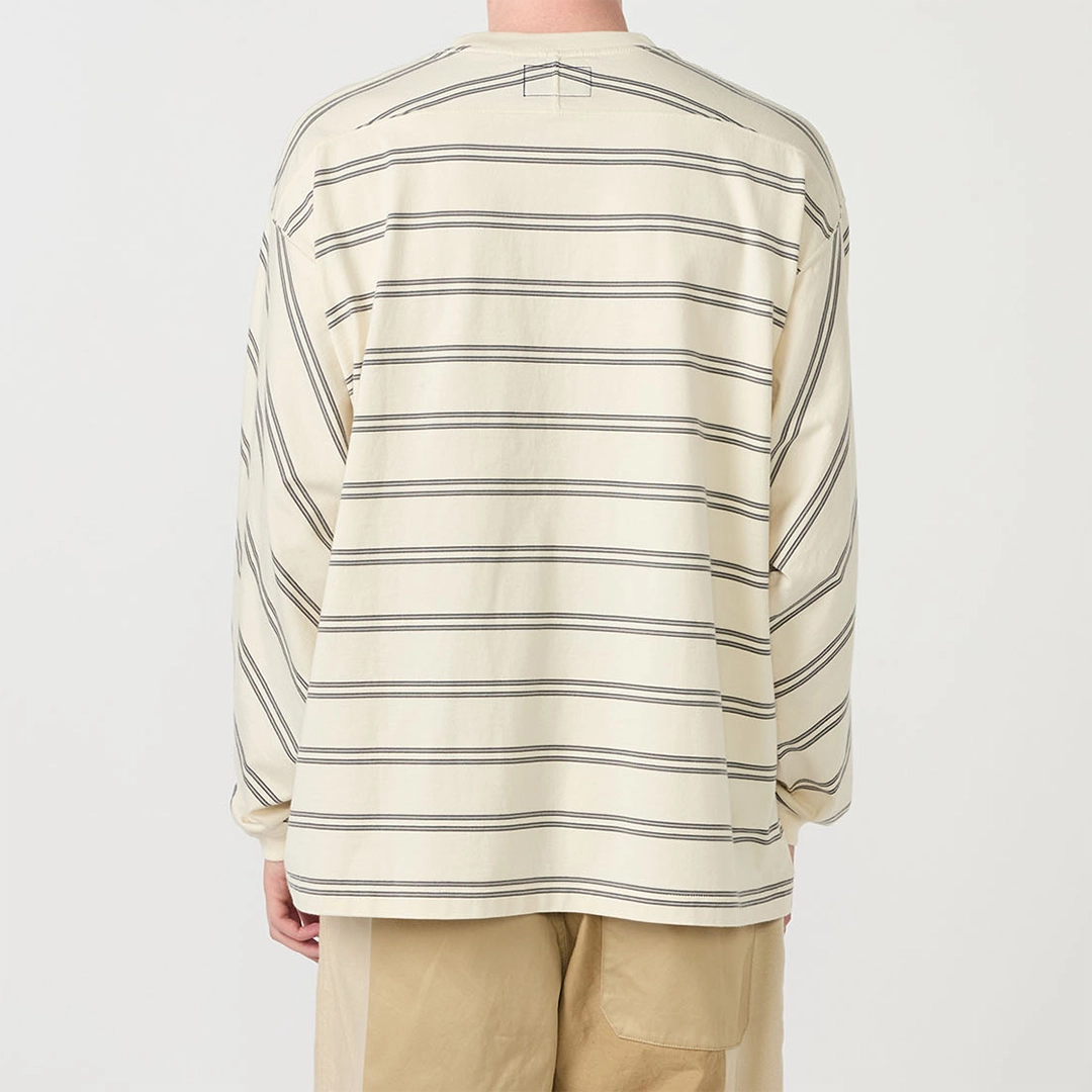 サイズM ザノースフェイス パープル レーベル フィールド ストライプ ポロ NT6352N THE NORTH FACE PURPLE LABEL Field Striped Polo ザ ノース