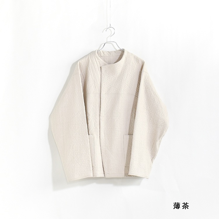 JK-64]MITTAN(ミタン/ミッタン)中わた刺し子織ジャケット