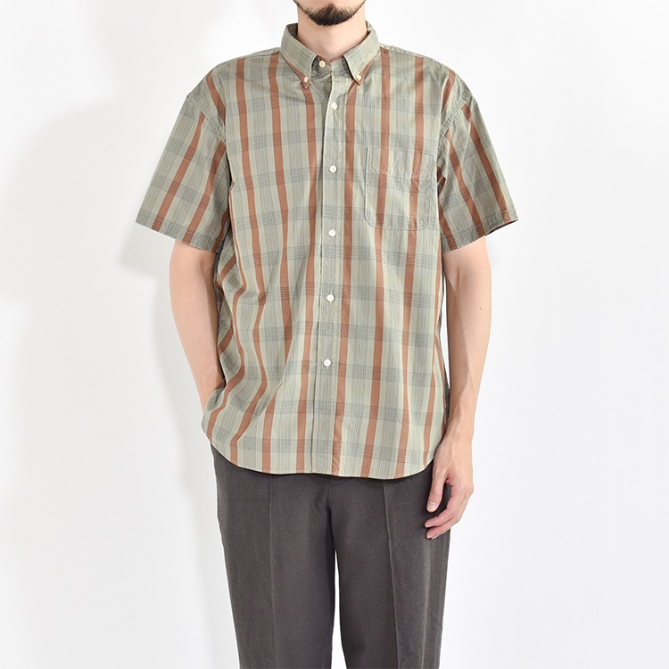 PMAR-SS02]PHIGVEL(フィグベル) Button-down SS Shirt (ボタン