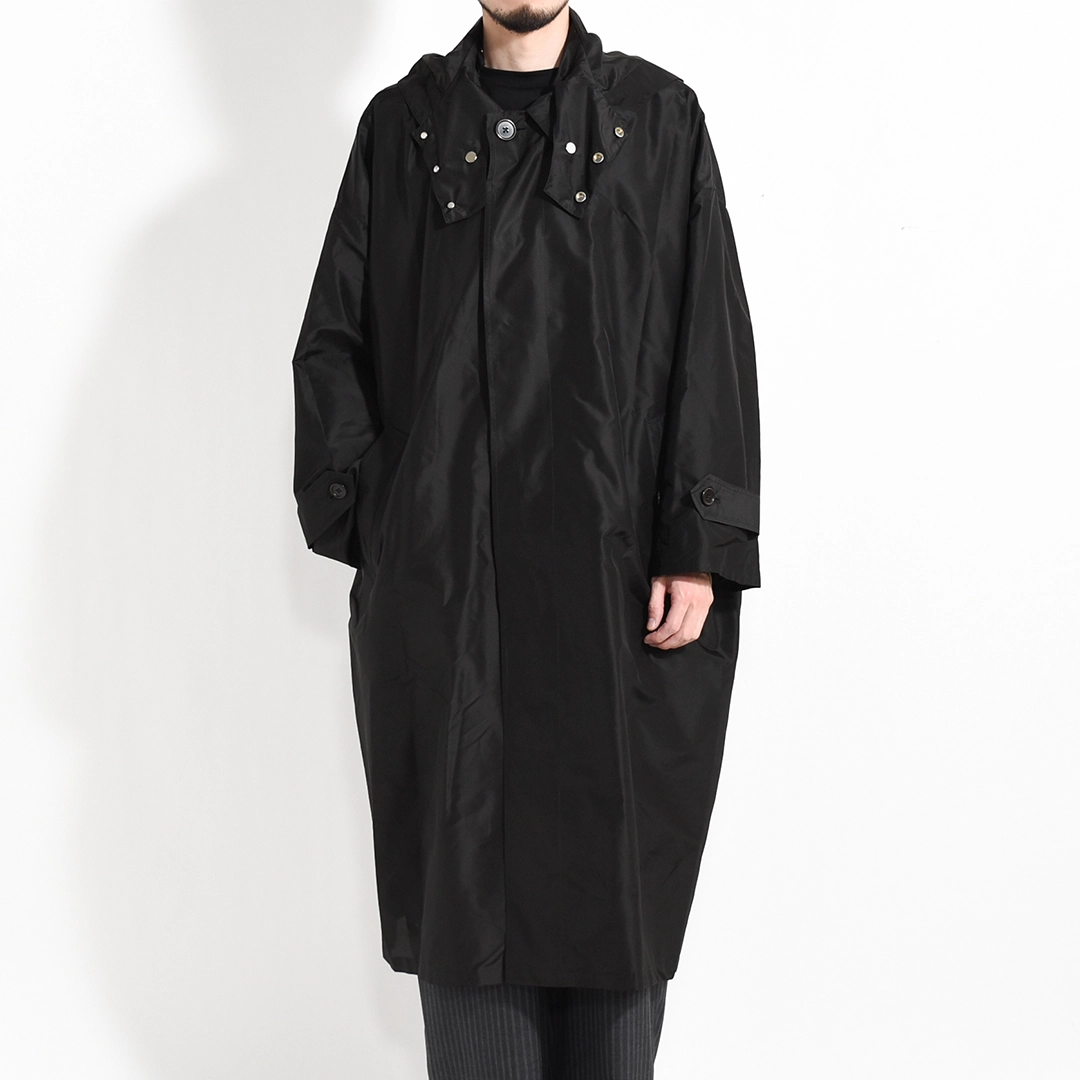 a26a12co01c]MARKAWARE (マーカウェア)Silk Taffeta / Hooded Huge