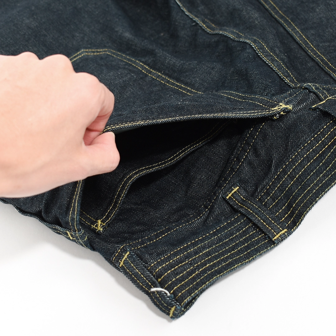 SF-252279]SASSAFRAS(ササフラス) FALL LEAF PANTS 13.5oz Denim