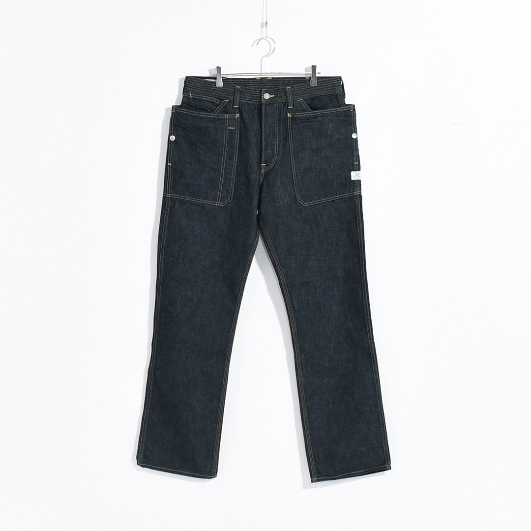 SF-252279]SASSAFRAS(ササフラス) FALL LEAF PANTS 13.5oz Denim