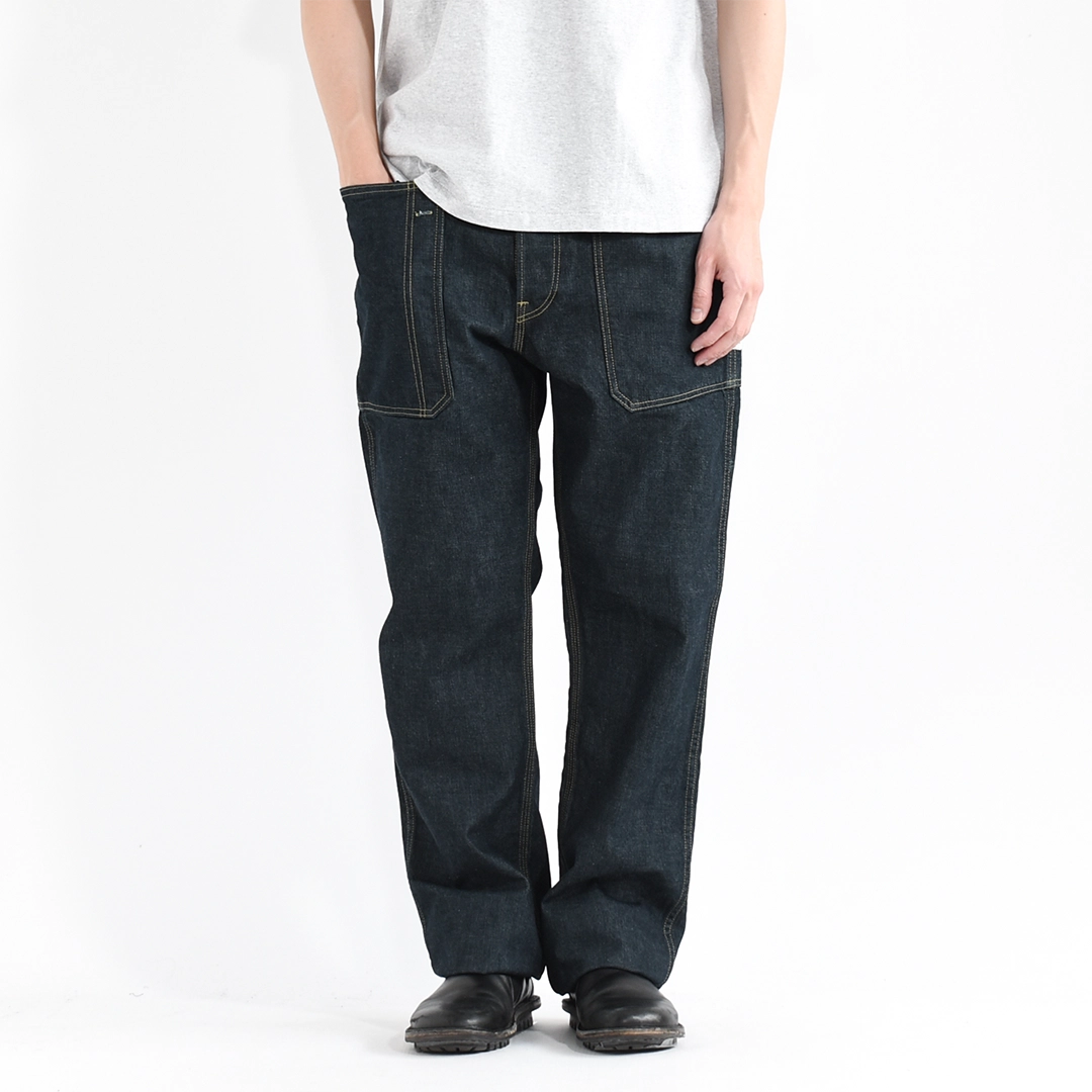 SF-252279]SASSAFRAS(ササフラス) FALL LEAF PANTS 13.5oz Denim
