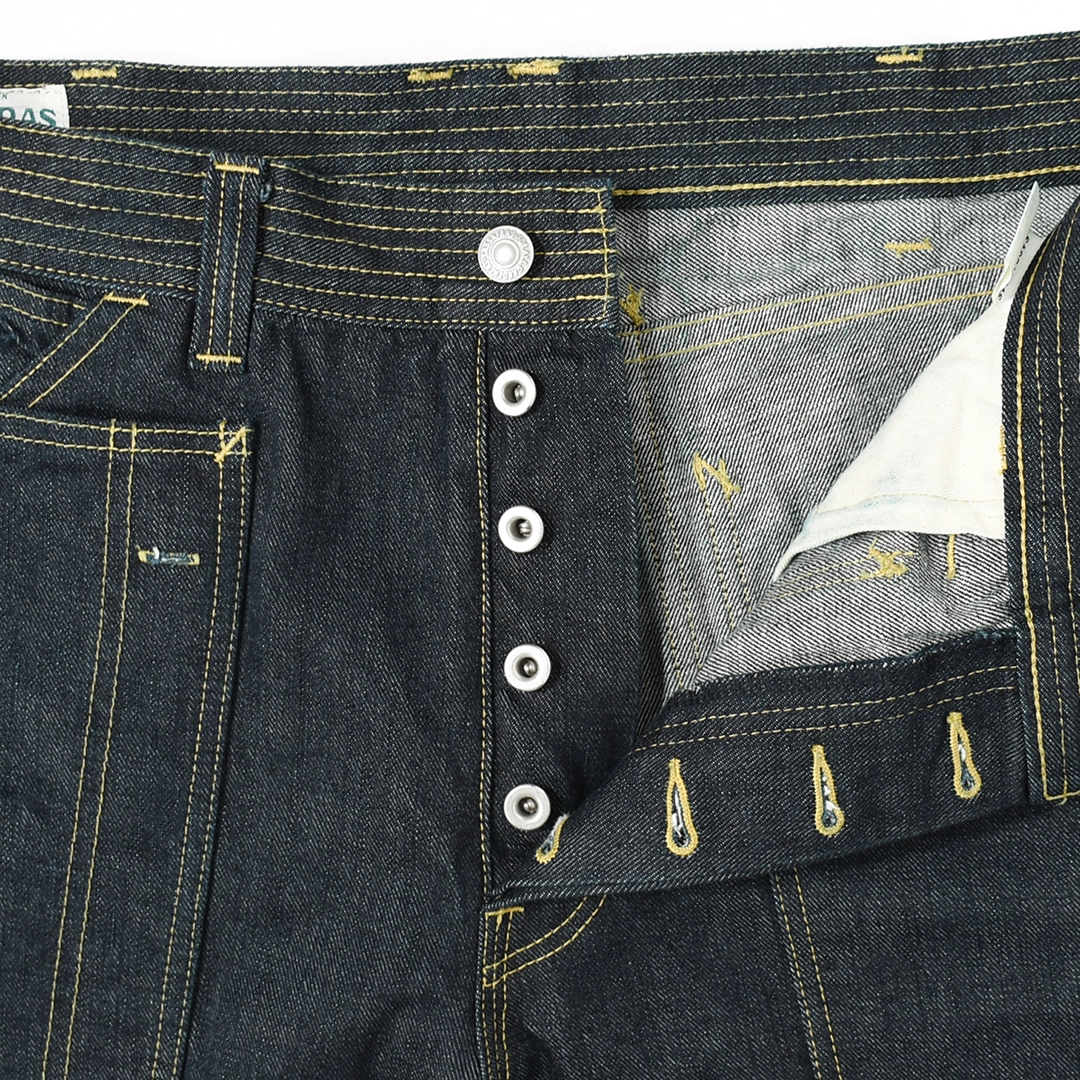 SF-252279]SASSAFRAS(ササフラス) FALL LEAF PANTS 13.5oz Denim