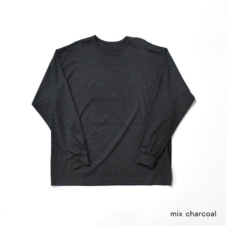 [UNCU16-3]un/unbient(アン/アンビエント)INT SK8(ウールTシャツ)の商品画像