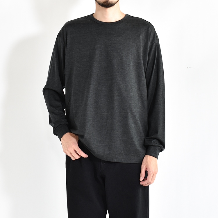 UNCU16-3]un/unbient(アン/アンビエント)INT SK8(ウールTシャツ) | un