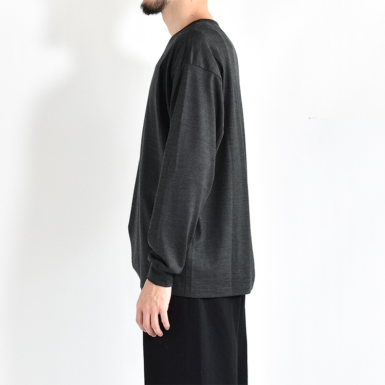 [UNCU16-3]un/unbient(アン/アンビエント)INT SK8(ウールTシャツ)の商品画像