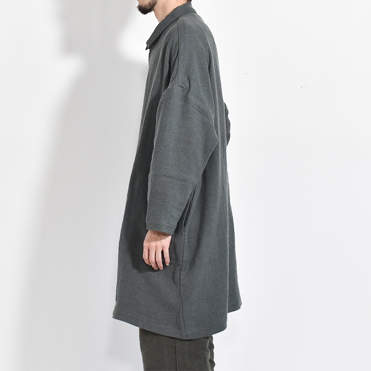 20% OFF】[2539]MUYA(ムヤ)Soutien collar wide coat(ステン