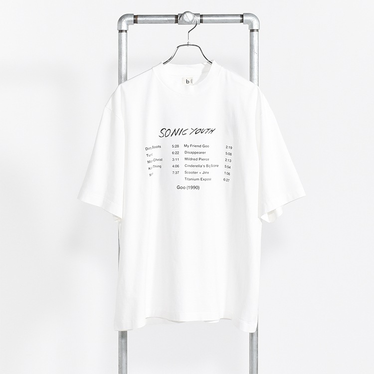 [bROOTS24S34SONIC2]blurhms ROOTSTOCK(ブラームスルートストック) Goo Print Tee WIDE(グープリントTワイド)の商品画像