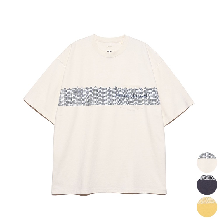 30% OFF】[S25SI021]nanamica(ナナミカ) OOAL Graphic Pocket Tee(OOAL