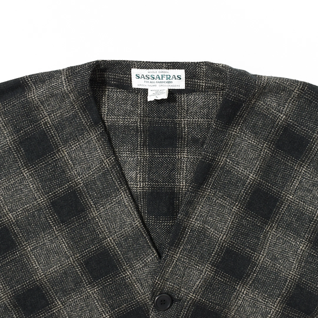 SF-252266]SASSAFRAS(ササフラス)Digs Crew Cardie Jacket (ディグス