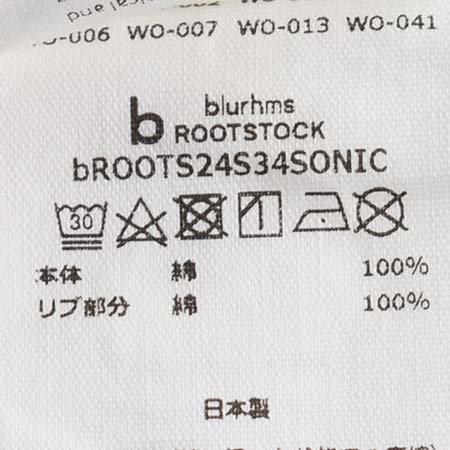 【30% OFF】[bROOTS24S34SONIC4]blurhms ROOTSTOCK(ブラームスルートストック) Sunburst Print Tee WIDE(サンバーストプリントTワイド)[OUTLET]の商品画像