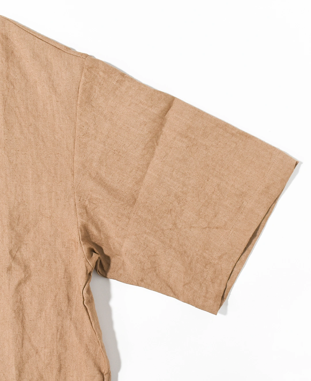 20% OFF】(2571)MUYA(ムヤ)Three quarter sleeve T-shirts Linen