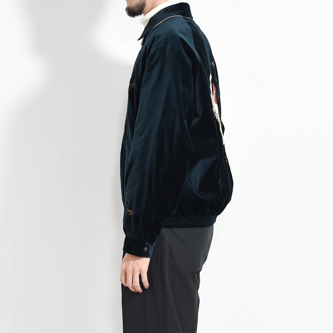 252OJ-JK12]OLD JOE(オールドジョー)Stunning Velvet Souvenir Jacket