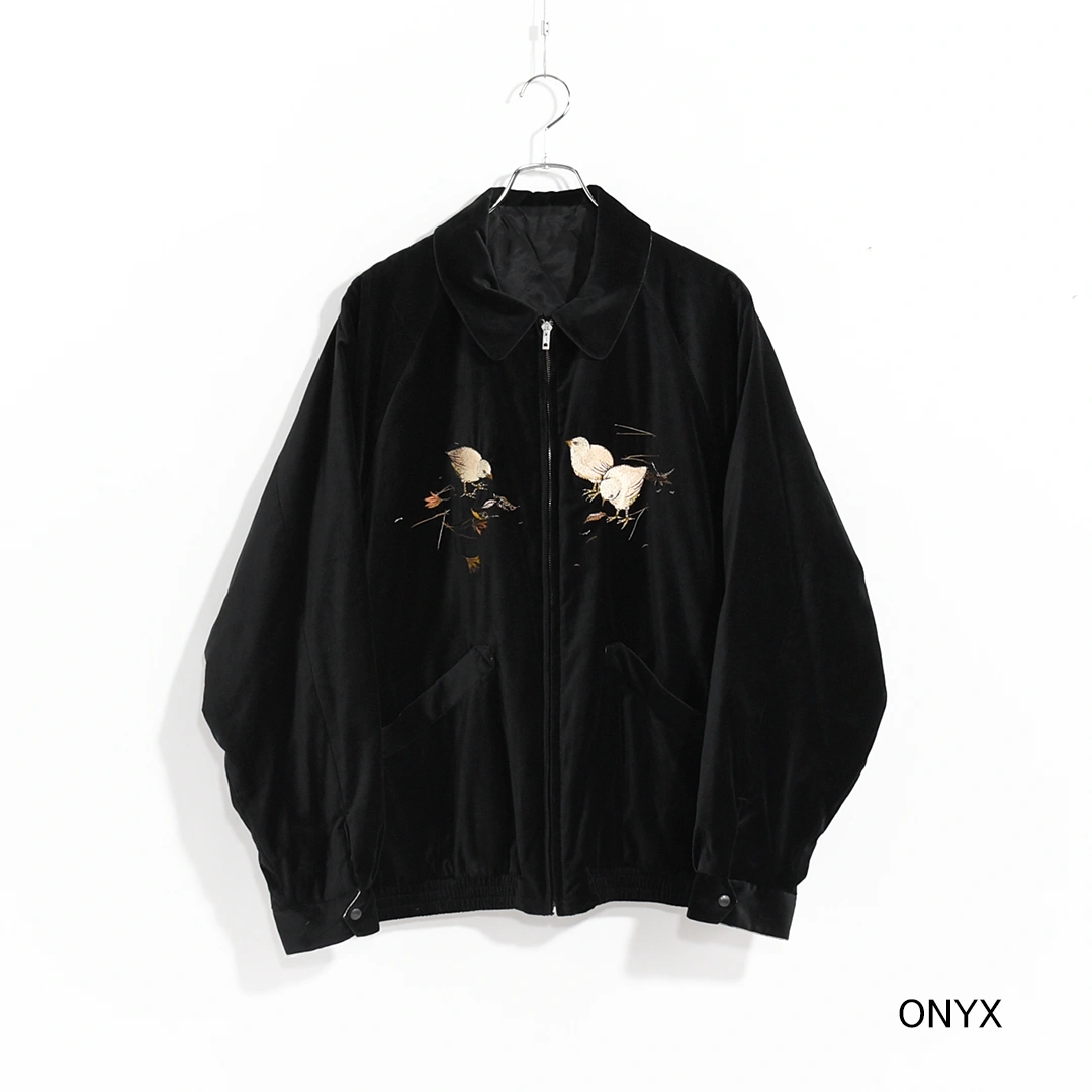 252OJ-JK12]OLD JOE(オールドジョー)Stunning Velvet Souvenir Jacket