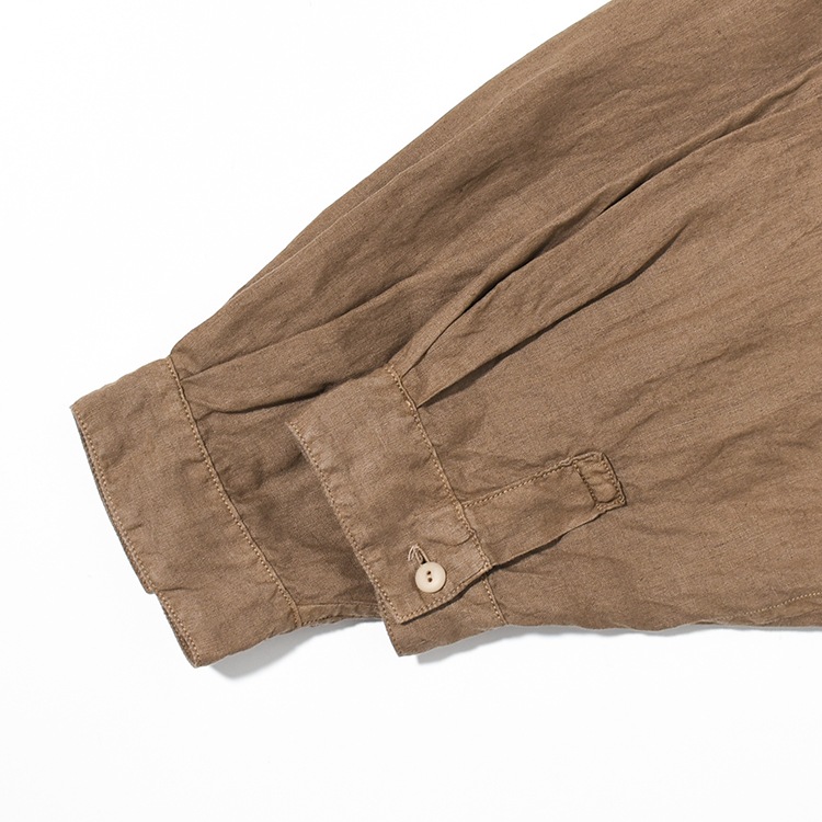 mittan SH-131DC 蓬(濃) サイズ2 MITTAN / 大麻シャツ 蓬（濃） SH-132DC / unisex – PINT_MN