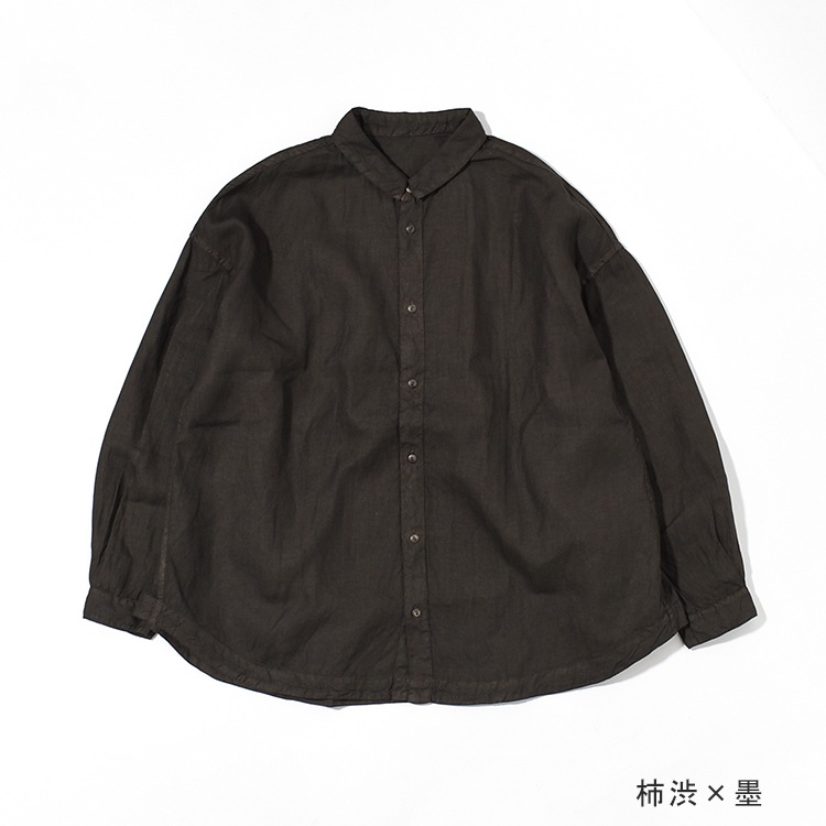 mittan SH-131DC 蓬(濃) サイズ2 SH-121DC]MITTAN(ミタン/ミッタン)やわらか大麻ビッグシャツ